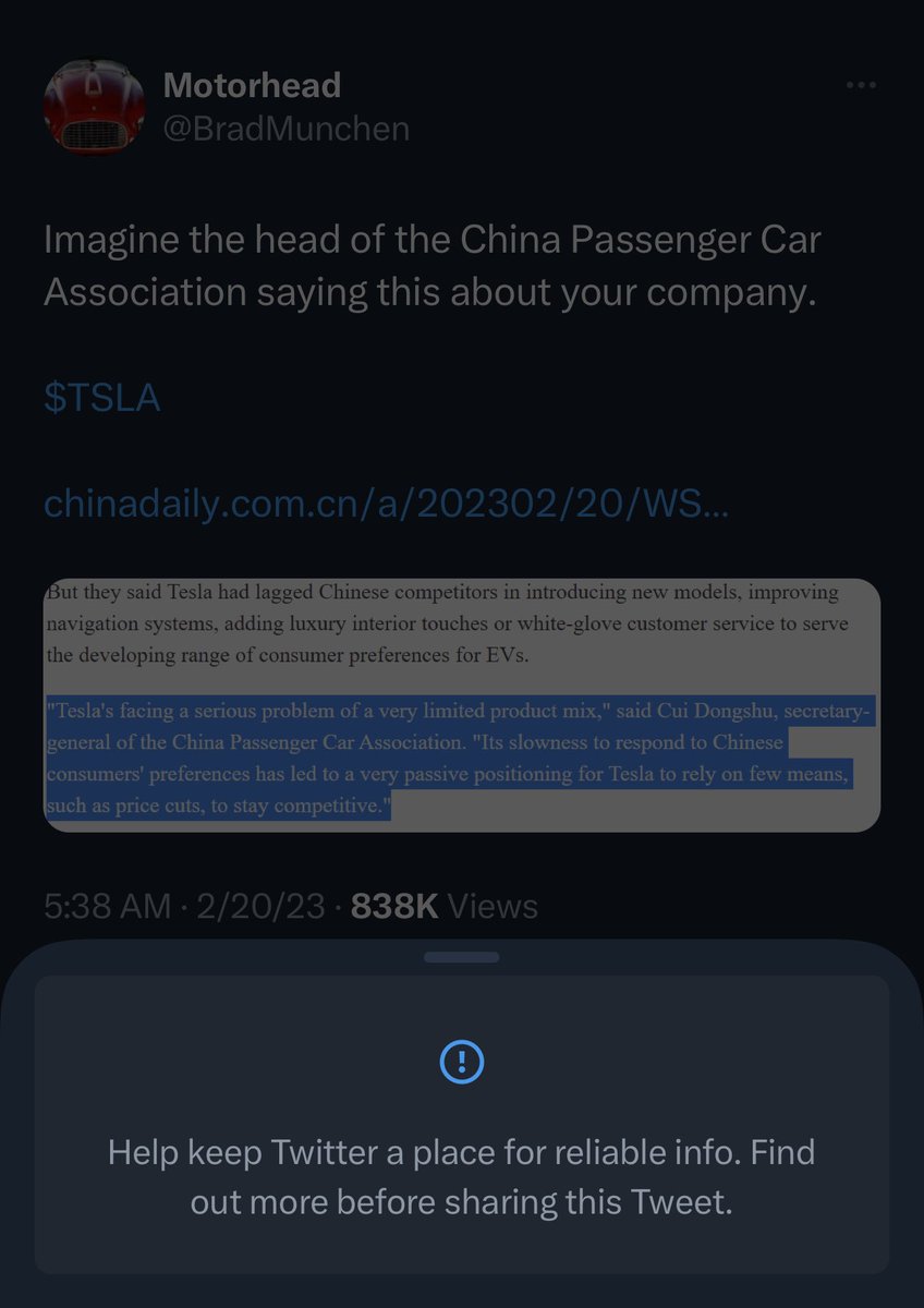 hasanthehun's tweet photo. obv elon never bought this website for free speech purposes (he was forced) but this level of petty tyrant behavior where’s he’s trying to stop rts and likes on tweets about tesla from spreading on twitter is a new low i didn’t imagine was possible. 

https://t.co/VfL5GmjHG8 https://t.co/S1I6nMw7pv
