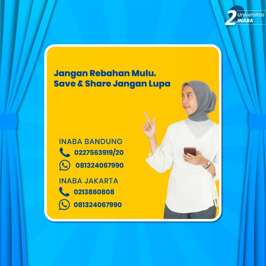 InabaUniversity's tweet photo. [YUK ISI LIBURAN MU DENGAN 3 CARA INI] https://t.co/Dju8ahGWIu