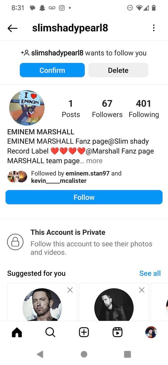 1176! All the accounts am posting are fake accounts on ig.  They are impersonating <a href="/Eminem/">Marshall Mathers</a> and his daughters. I will retweet the next 6. Report and block thank you 🙏 <a href="/Eminem/">Marshall Mathers</a> <a href="/rosenberg/">Paul Bunyan Rosenberg</a> <a href="/Goliathrecs/">Goliath Records</a> <a href="/ShadyRecords/">Shady Records, Inc.</a> <a href="/MLS_Agent_1/">🧑🏻‍🚒 Marshall Law School</a> <a href="/MLS_Agent_2/">Marshall Law Edu</a> <a href="/MLS_Agent_3/">👨🏻‍🚒 Marshall Law Academy</a> <a href="/deanna_stilson/">D</a>