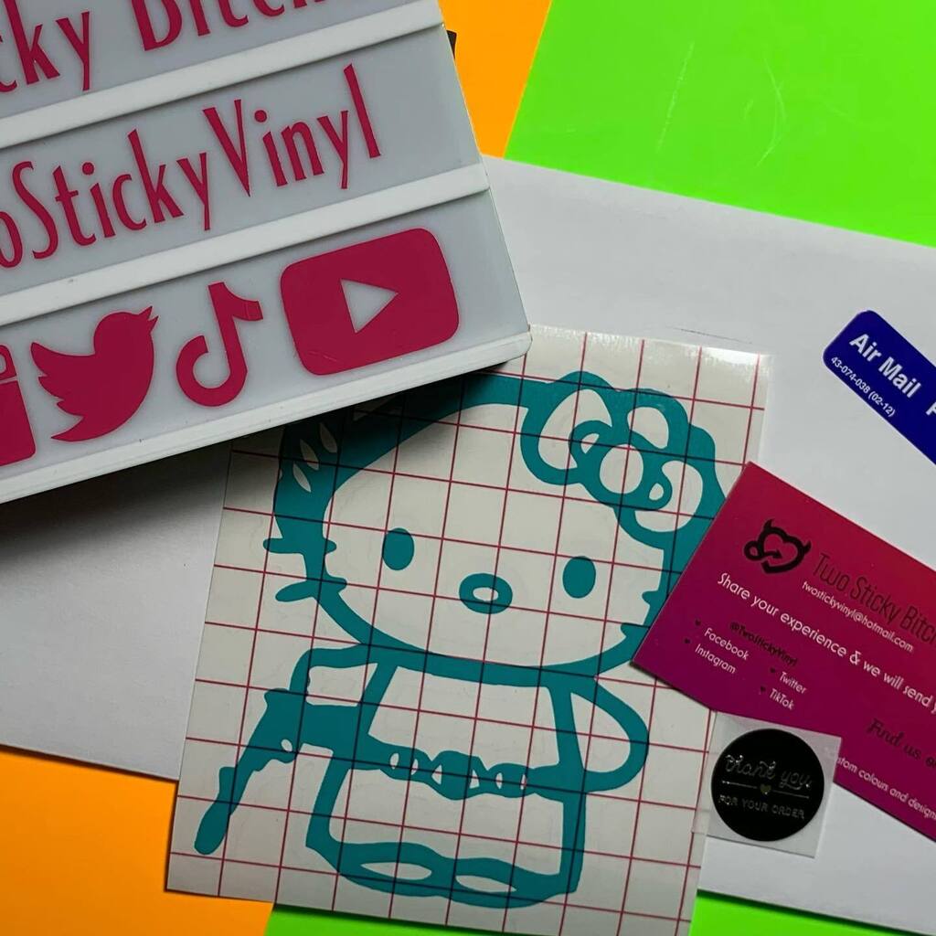 TwoStickyVinyl's tweet photo. #starwars #hellokitty #hellokittyjedi #hellokittycrossover #cardecal #carstickers #etsyshop #hellokittyrebel #twostickybitches #twostickyvinyl https://t.co/6oURkleF7V
