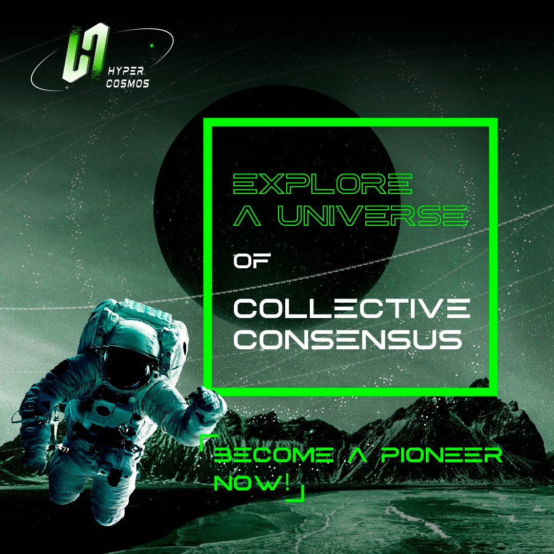 All we talk about in HyperCosmos is "EXPLORATION"

Explore more: 🪐hypercosmos.net

#HyperCosmos #metaverse #blockchain #crypto #nft #defi #dao #btc #eth