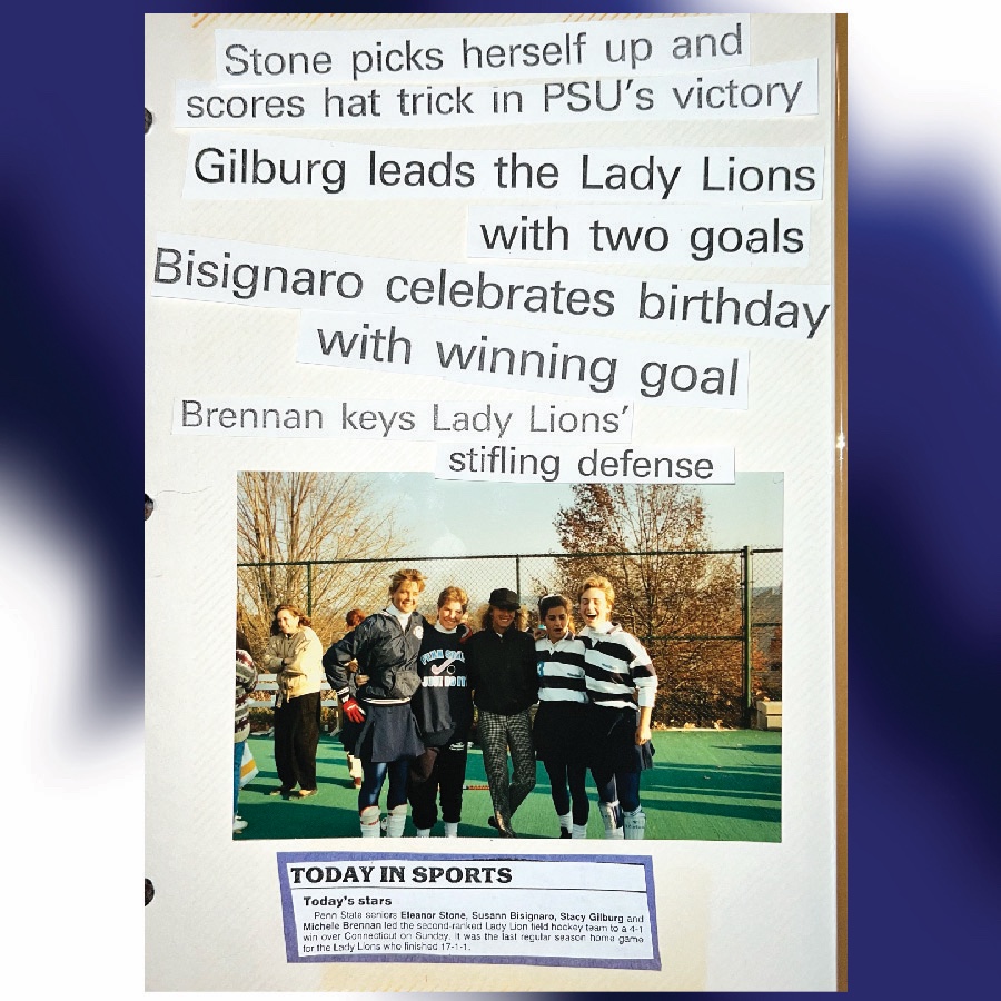 stacyrucci33's tweet photo. 35 years ago Bisignaro, Brennan, Gilburg &amp; Stone were @Char_Morett's first recruiting class for @PennStateFH  💙Not only did she mold us into pretty good field hockey players but ensured we would be #teammatesforlife Thank you Char, for a lifetime of memories and friendships! 🥰 https://t.co/JvFIjafVOy