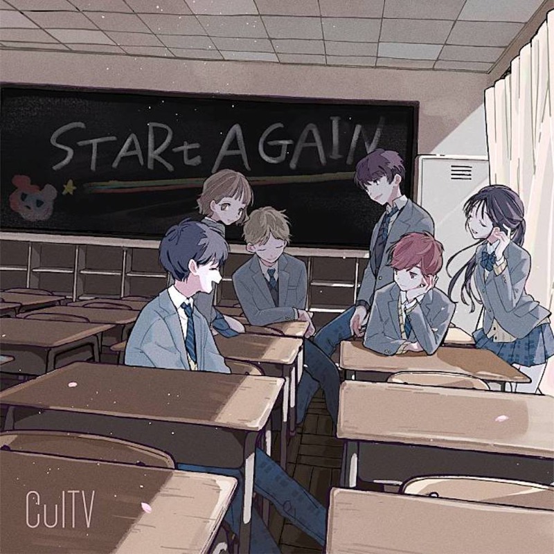 LINE_RECORDS_JP's tweet photo. ⋱🌸🌈#CulTV🌈🌸⋰
￣￣￣￣￣￣￣￣￣￣￣
新曲「#STARtAGAIN」が
#LINEMUSIC で先行配信スタート！🏫

出会いや別れをテーマに歌った、
卒業シーズンにぴったりな
バラードソング🎧🎓

サイン入りグッズなど
豪華プレゼントが
当たるキャンペーンも🎁🐻🎨
🔗https://t.co/7A065z9Ik6

@Cul_tokyo