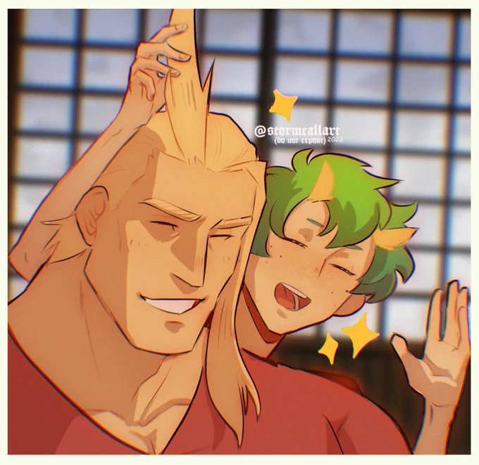 Sweethearts  izuku is so proud of his dad  