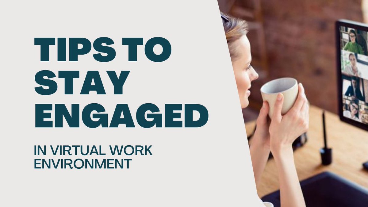 How To Stay Engaged in a Virtual Work Environment? 👉🏻 instagram.com/p/Co6RYcBr55J/… #virtualwork #workingfromhome #newworldofwork #FutureOfWork #communication