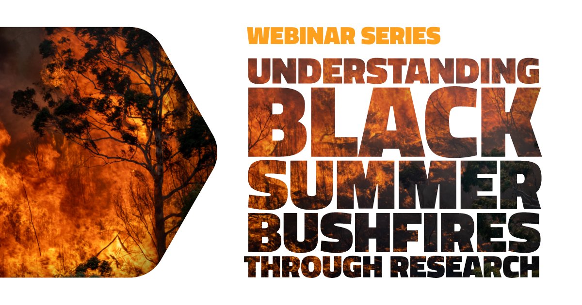 (1/3) Want to hear from experts about their Black Summer research findings?
We are hosting 2 webinars to share key lessons, as published in the 'Understanding the Black Summer bushfires through research' report.
Details in thread. Learn more/register here: bit.ly/3Z7T4Tk