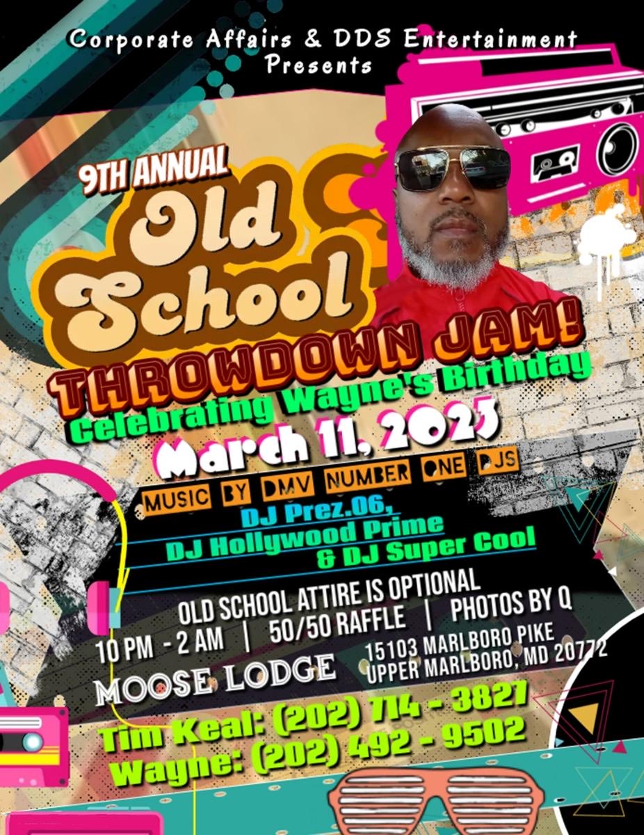 Corp_Affairs's tweet photo. Corporate Affairs’s 9th Annual Old School ThrowDown! Saturday, March 11th @ The Moose Lodge. Birthday Parties Welcome. For more info- 202-714-3827 https://t.co/F10vamTL0T