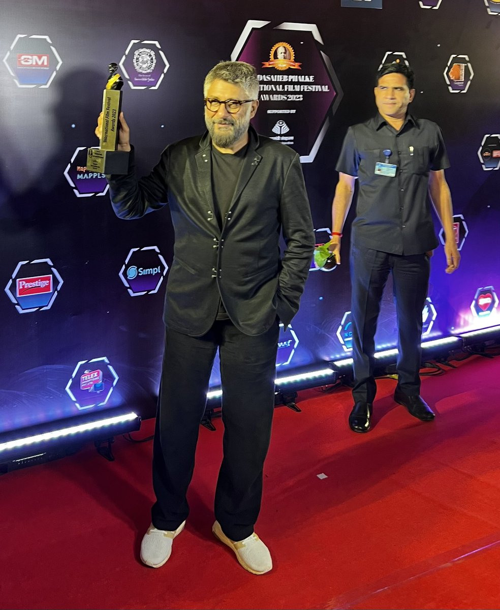 vivekagnihotri's tweet photo. ANNOUNCEMENT:

#TheKashmirFiles wins the ‘Best Film’ award at #DadaSahebPhalkeAwards2023. 
“This award is dedicated to all the victims of terrorism and to all the people of India for your blessings.” https://t.co/MdwikOiL44