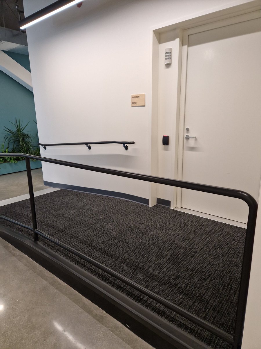 At our @AmazonStudios offices in LA and noticed that all of our room signs have braille and our edit suits are wheelchair  #accessible and  #inclusive to #Disabled talent making our buildings a place for all creative talent to do their best work!!!
