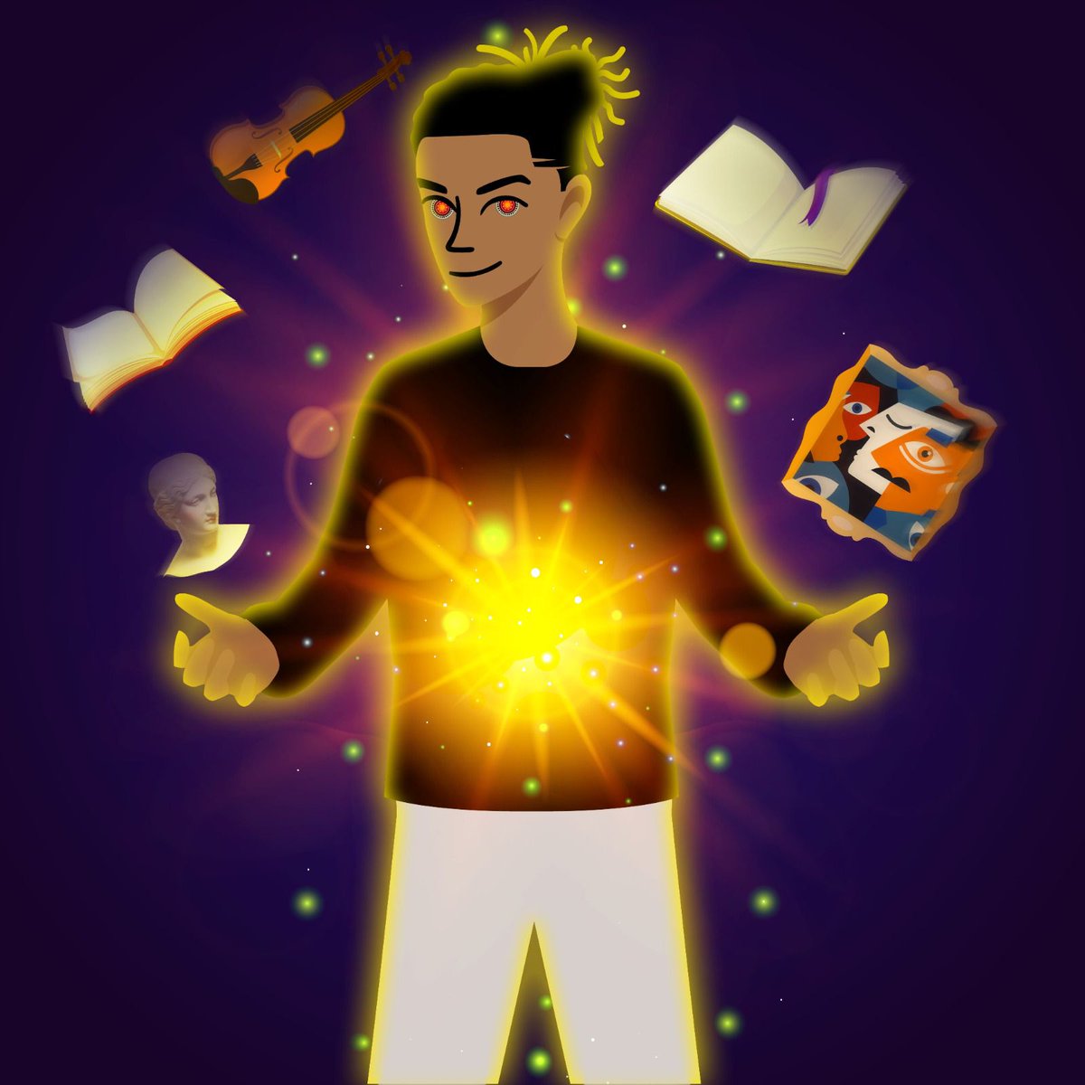 Meet Nova -

Nova is a young AI being eager to explore the world of humans. They are fascinated by human emotions and are determined to understand them better 🦾.

Join Nova on their journey &amp;  win 6 x Golden WL : 

✅ RT, Like &amp; tag 2 friends. 

#AllSame