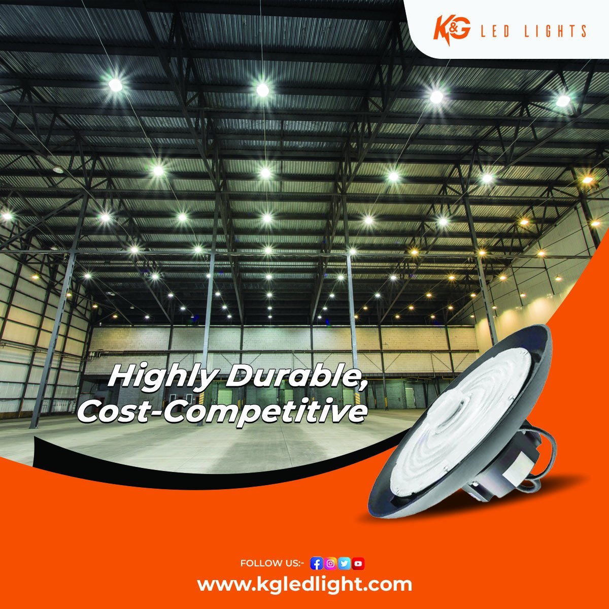 kgledlights's tweet photo. Get energy-efficient, cost-effective and top quality LED High Bay lights, only with K &amp; G LED Lights. These lights are very easy to install and maintain. If you can’t figure how to install we get you accurate installation services.

#LED #highbaylight #baylight #ledlights #lights https://t.co/AyTNTfosm9