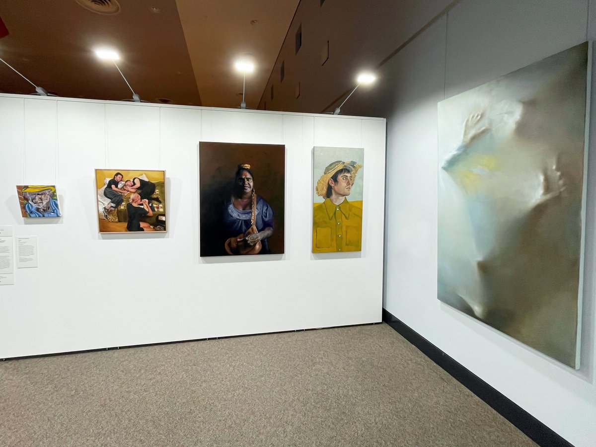 thelesterprize's tweet photo. We are thrilled to be partnering with the @City_Joondalup, who are hosting a selection of portraits from the 2022 Lester Prize exhibition.

The works are on show at the Joondalup Library until Saturday 11 March. https://t.co/DWaswvxoJQ