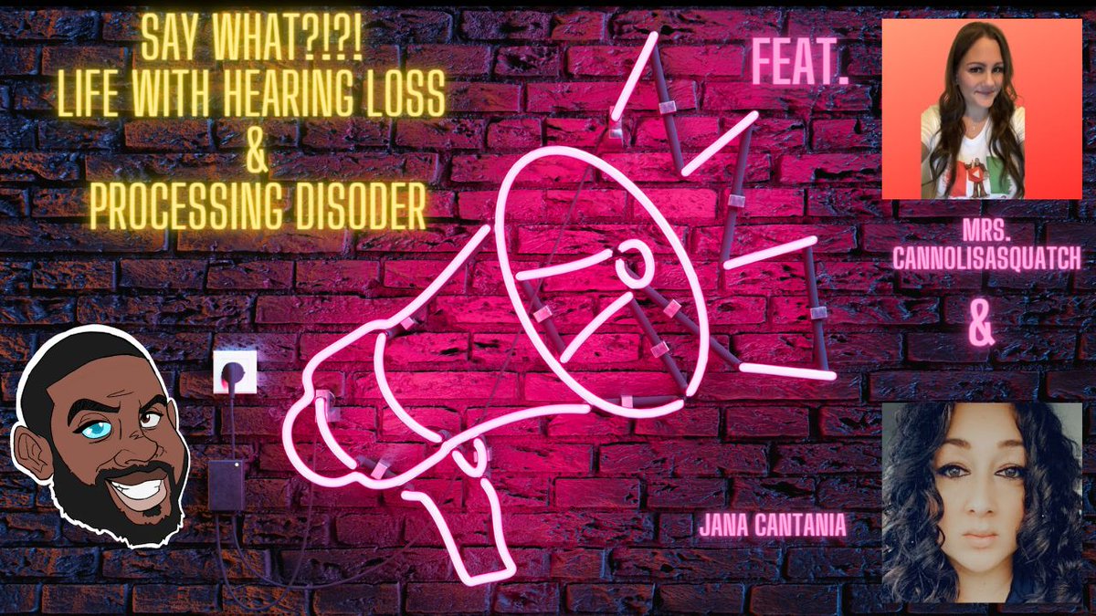 LeftEyeEGO's tweet photo. It's goin down TOMORROW at 8pm CST! @mrscannolisasquatch and @passittojana will be on to discuss life with hearing loss and processing disorder, and the hilarity that can inadvertently ensue....LET'S TALK ABOUT IT! https://t.co/xX68jipbbR https://t.co/Ebf0osZ31A