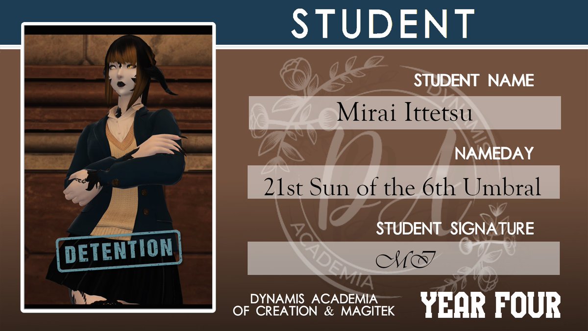 dreutell's tweet photo. Her class found her Y4 student photo. She got sent to detention rather often. Mostly for picking fights.
#DAMemories #DynamisAU https://t.co/R90W7fEEYQ