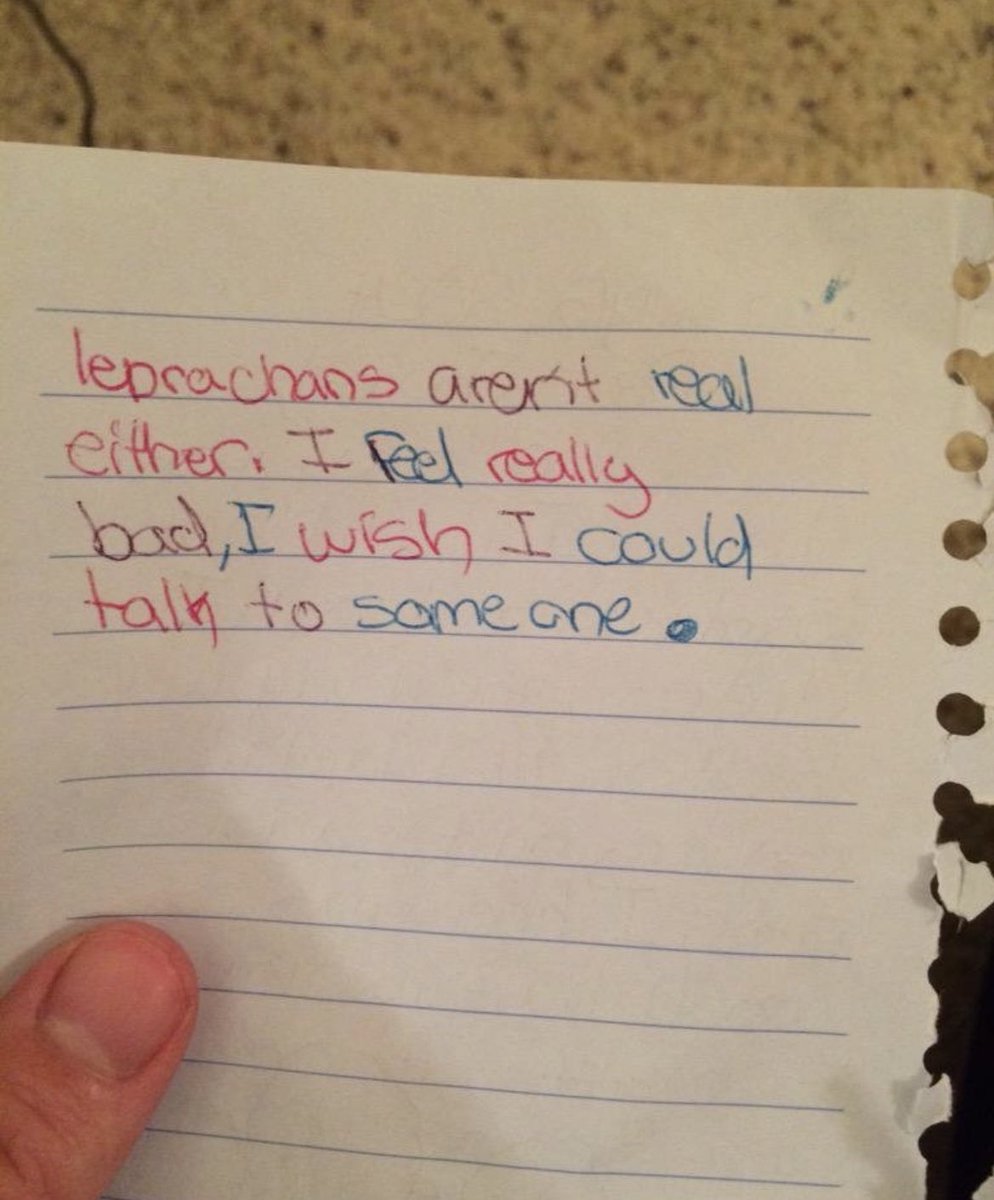 kenzianidiot's tweet photo. this is my journal entry from the day i found out santa wasnt real https://t.co/2Ewjg2ltGw
