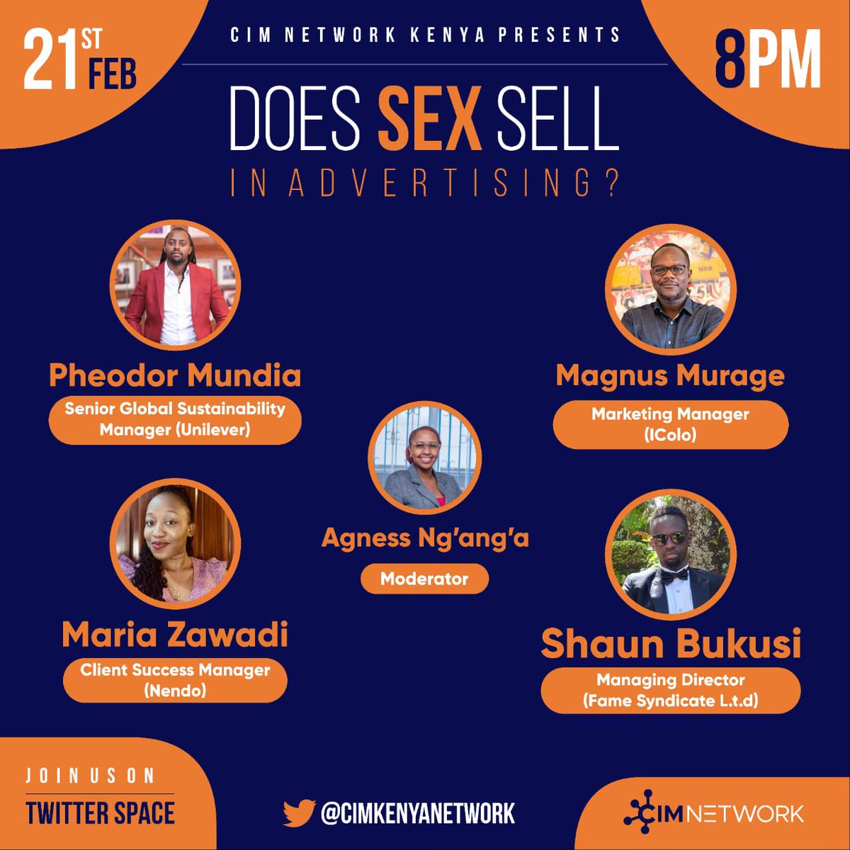 cimkenyanetwork's tweet photo. Stuck at “I need it now” 

Catch on twitter spaces tonight as we discuss this very interesting topic! Here are our speakers. 

https://t.co/NOAHlPtGRN https://t.co/Q8nY1IlWpH