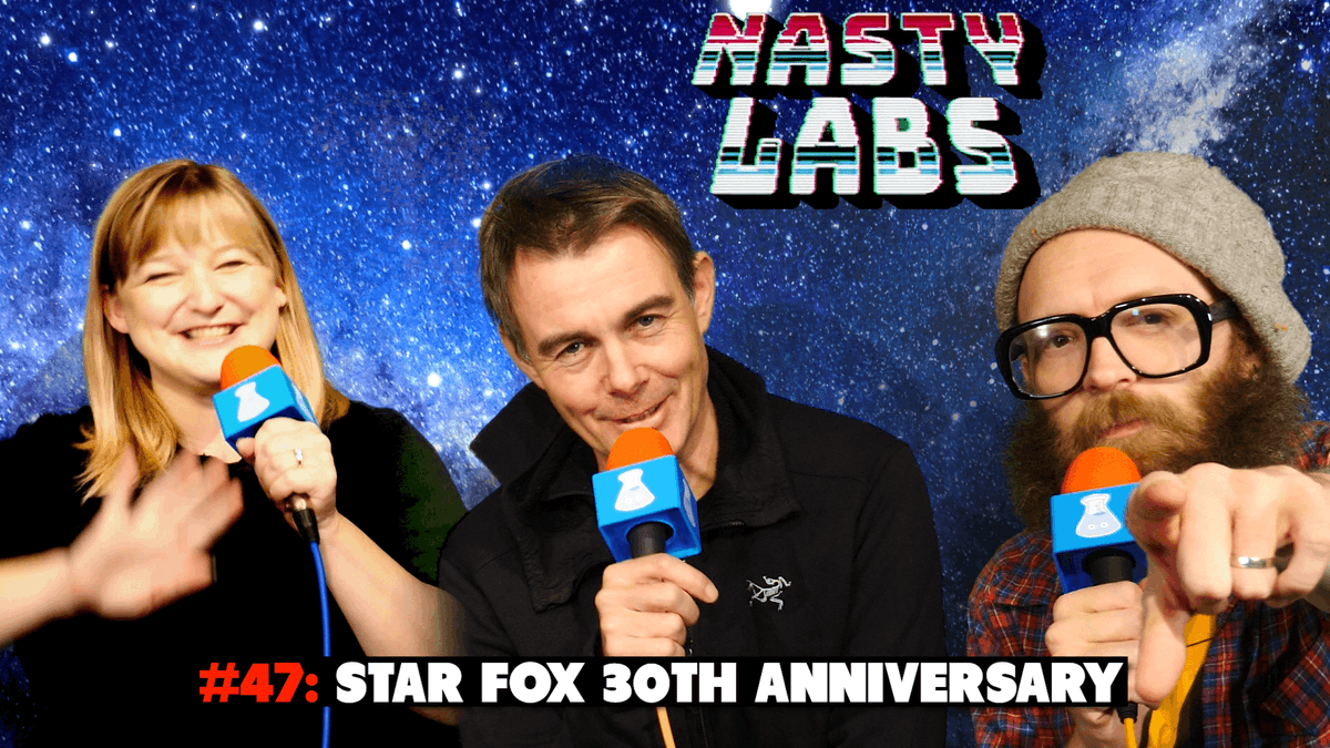 Chuhai Labs (@chuhailabs) on Twitter photo Happy 30th Anniversary Star Fox!
In this episode of Nasty Labs, we're joined by Star Fox alum and our boss <a href="/giles/">Giles Goddard</a> to talk about the glory days! We talk favorite moments, ass tattoos and more.
Watch the whole thing!
youtu.be/RykC4dFa9bE Happy 30th Anniversary Star Fox!
In this episode of Nasty Labs, we're joined by Star Fox alum and our boss <a href="/giles/">Giles Goddard</a> to talk about the glory days! We talk favorite moments, ass tattoos and more.
Watch the whole thing!
youtu.be/RykC4dFa9bE