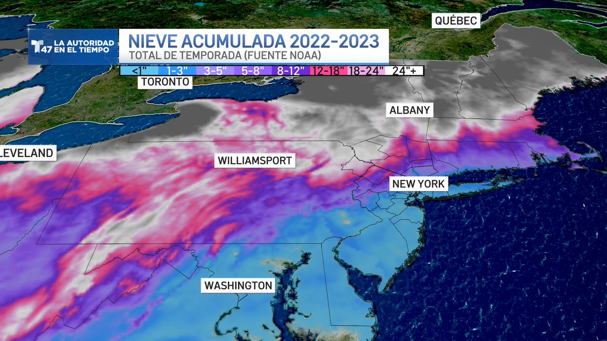 PedroMontoroT47's tweet photo. La sequía de nieve sigue golpeando el corredor I-95 y sus ciudades principales, en nuestra zona el déficit con respecto al promedio hoy es de 20 pulgadas. En los próximos días hay varios episodios de mezcla invernal pero sin cambios a esta historia #invierno22-23 https://t.co/oLbYduudng