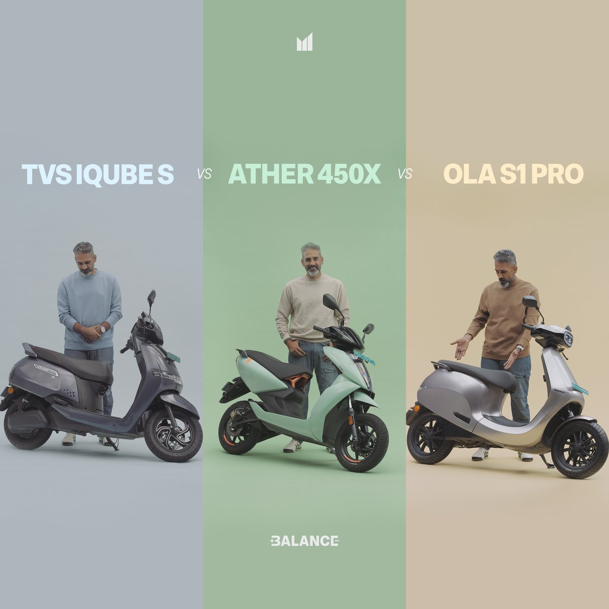 themotorinc's tweet photo. #OlaS1Pro, #Ather450X &amp; #TVSiQubeS are India's top three electric scooters. Shumi, Shumi &amp; Shumi give you the infor you need to decide between the safe-friendly TVS, the sporty-reliable Ather and the Ola – cheaper and the biggest battery here.

https://t.co/6r10Zb2IM6 https://t.co/rCaEgalQgT