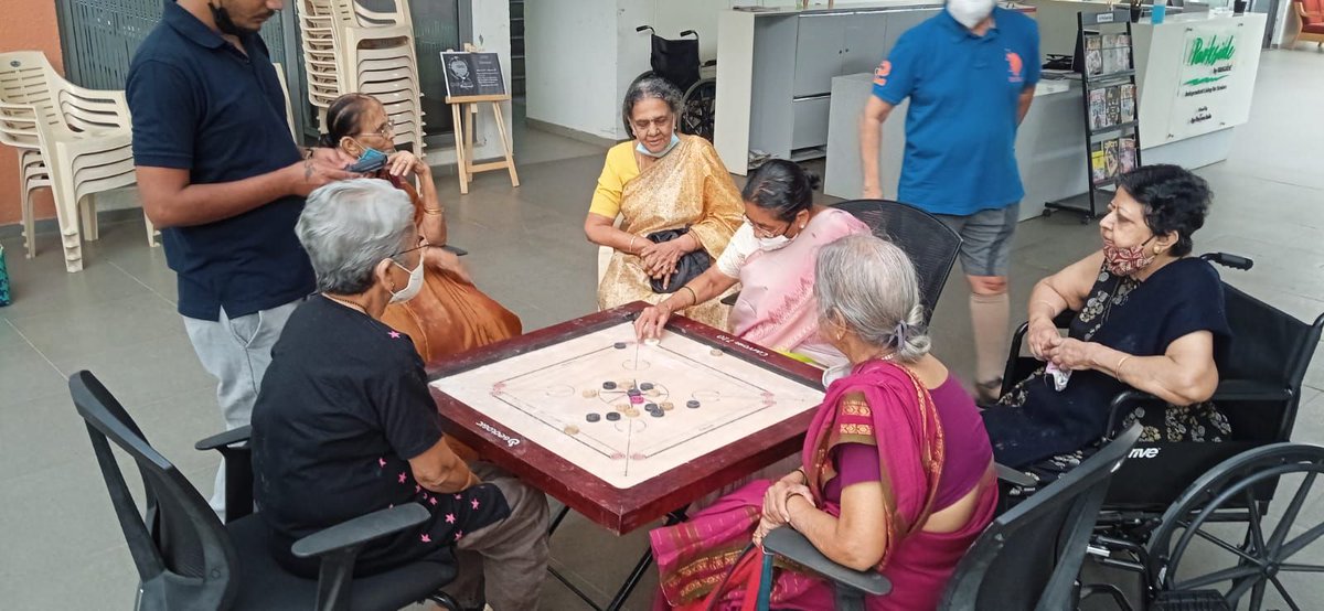 ageventures's tweet photo. Carrom tournament at Parkside For more details +91 7834989215 #retirementhomeinbangalore
#retirementplanning #seniorresident #carromgame #activity #activityforseniors #seniorpictures #alzheimerssenior #eldercareadvice #carehomesinindia #carehomesinindia https://t.co/HtDxFE3T73