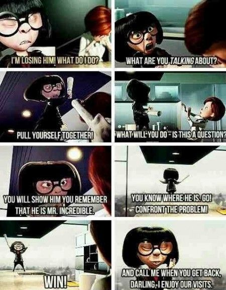 Incredibles Edna Quotes