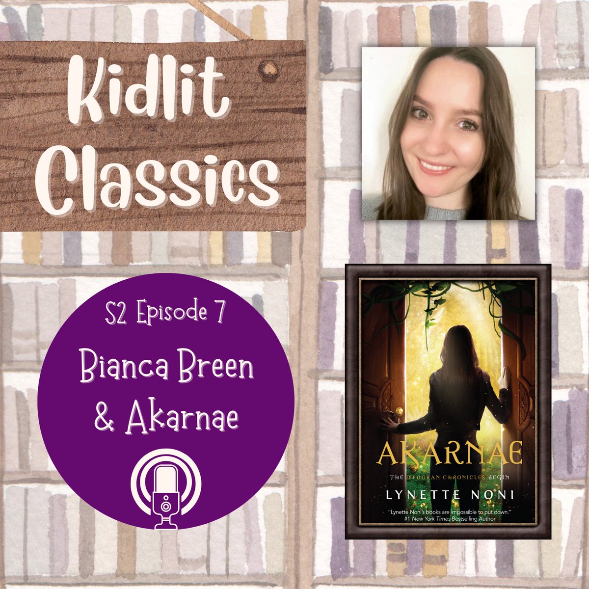 SamEllenB's tweet photo. First episode of Season 2 is launched!
@bianca_breen takes us on her #LoveOzYA journey, and how it all began with #Akarnae by @LynetteNoni. A fab chat about YA Fantasy and book communities.
Listen wherever you get your pods or here:
https://t.co/UGc65lVZAp

#kidlitclassicspodcast https://t.co/M9vtqmhcJd