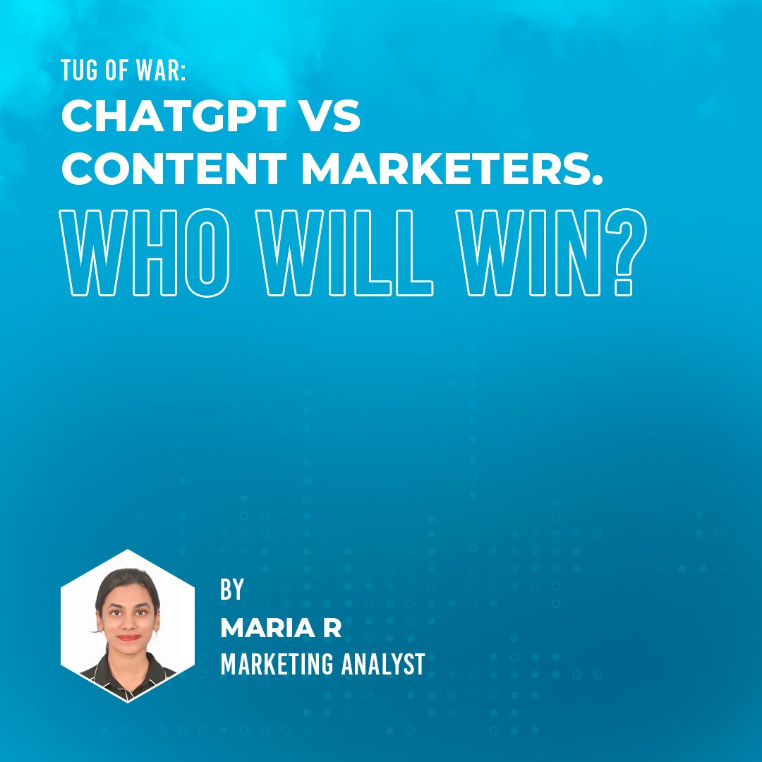 pentame's tweet photo. It's time to witness the war between ChatGPT and Content Marketers - who will come out on top?

Learn More: https://t.co/zw0vrxMEuW
#ChatGPTvsContentMarketers #AIWritingTools #ContentCreationClash #AuthenticityMatters #ChatGPT #pentame #AbuDhabi https://t.co/4Jrnw28nxH