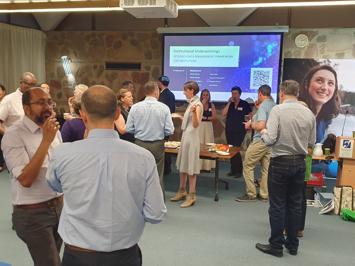 ARDC_AU's tweet photo. 🙏That's a wrap for the Showcase event in Canberra, beamed live to 5 other venues around the country. Now it's time for afternoon tea and networking.
View the #RDMframework and supporting materials > https://t.co/6ZgjQ2cO8E
#ARDC #RDM #launch #Canberra #Cbrevent https://t.co/vbF5dLa9S9