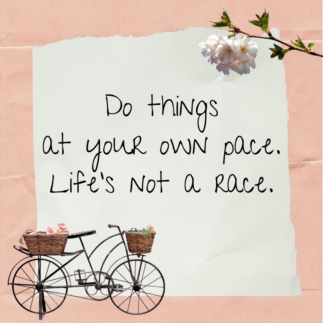 At your own pace, darling. At your own sweet pace ☺️

#lifeisgood #motivation #lovelyday #thoughtoftheday #tuesday #foodforthought #storytellerstuti #goodthoughts