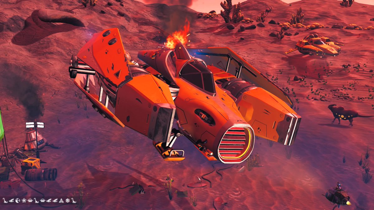 helgrimmr's tweet photo. Crashed Solar Ship Euclid #NoMansSky https://t.co/PrpqrZiQHS