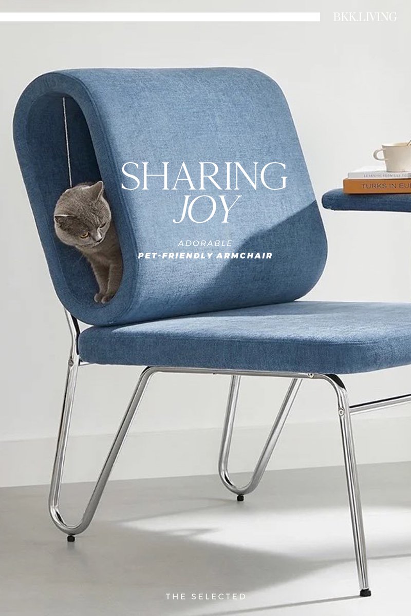 bkkmenuliving's tweet photo. แชร์ความสุขทุกโมเมนต์ด้วย ‘Sharing Joy’ เก้าอี้ดีไซน์เก๋ที่คิดมาแล้วว่าดีต่อใจ เหมาะกับไลฟ์สไตล์ทาสรักน้องเหมียว!
.
All Photos by Yanko Design
.
https://t.co/aG1M3eN7GZ
.
#BKKLIVING #TheSelected #SharingJoy #AdorablePetFriendlyArmchair #YankoDesign https://t.co/fZaSEzHNVZ