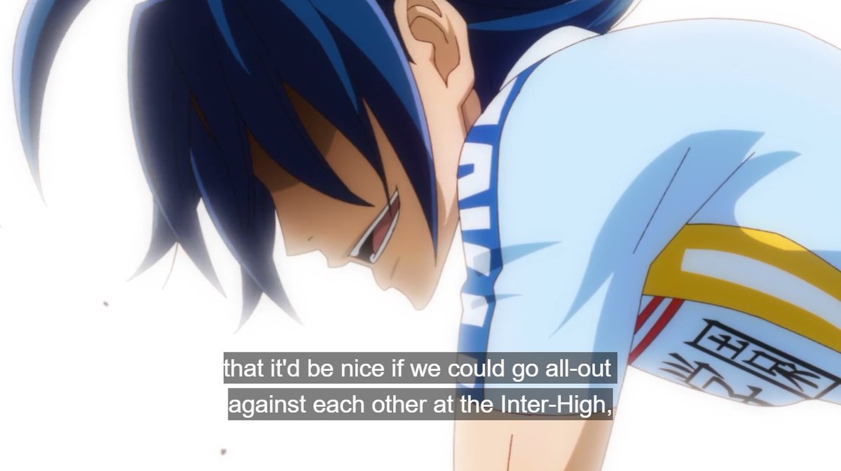 TheseAnimeLines's tweet photo. I know we promised we'd race, that it'd be nice if we could go all-out against each other at the Inter High, but it didn't have to be at the very end of the 3rd day. (1/2)
~ Manami Sangaku || Yowamushi Pedal
#Anime #AnimeQuotes #Quotes #QuotesDaily #AniTwt #Cycling #InterHigh https://t.co/21V0PTftae