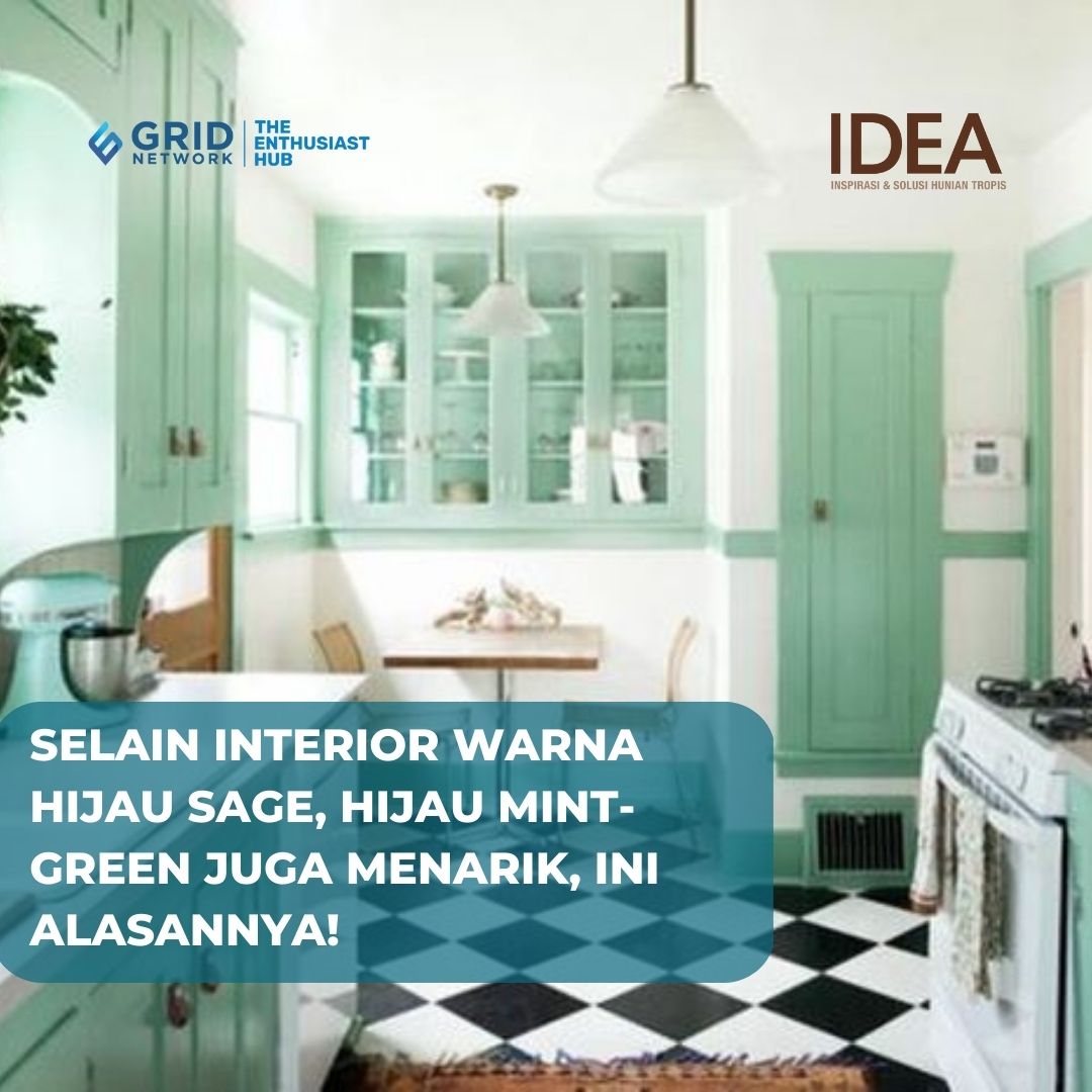 iDEAOnline's tweet photo. Siapa sangka, tak hanya warna hijau sage, warna mint juga bisa jadi jawaban dekorasi hunian. Ini alasannya..

Selengkapnya: https://t.co/Zw8fr8RGP8 https://t.co/wqFg9YjmkG