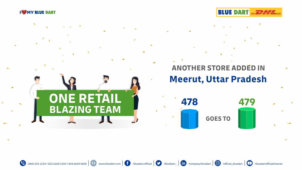 Blue Dart Official on Twitter "Blue Dart inaugurates a new store in