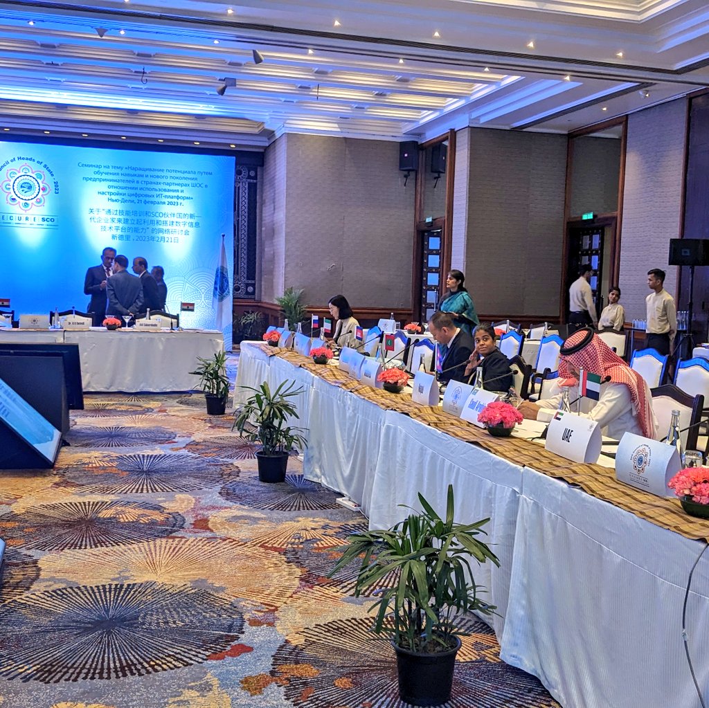 MSDESkillIndia's tweet photo. Under India's Chairmanship, the Shanghai Cooperation Organisation’s seminar begins esteemed participation of all the delegates, in New Delhi today.
#SCOPartners #IndiaInSCO #SkillIndia #ShanghaiCooperationOrganisation #Skills4SCO https://t.co/v32DFk3VdT