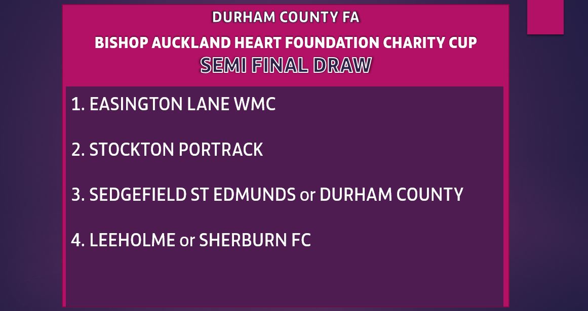 DurhamFA's tweet image. 🏆𝐃𝐔𝐑𝐇𝐀𝐌 𝐂𝐎𝐔𝐍𝐓𝐘 𝐅𝐀 𝐁𝐈𝐒𝐇𝐎𝐏 𝐀𝐔𝐂𝐊𝐋𝐀𝐍𝐃 𝐇𝐄𝐀𝐑𝐓 𝐅𝐎𝐔𝐍𝐃𝐀𝐓𝐈𝐎𝐍 𝐂𝐇𝐀𝐑𝐈𝐓𝐘 𝐂𝐔𝐏 𝟐𝟐/𝟐𝟑

The draw for the Durham County FA BAHF Charity Cup will be live on our YouTube Channel later this afternoon! 

youtube.com/@DurhamCFA