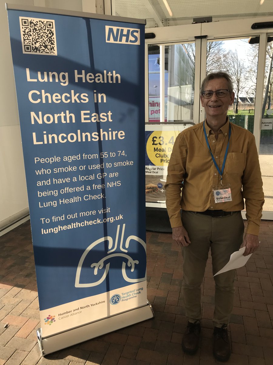 We're in the Immingham Tesco store today!  

Pop by and have a chat to the team, and learn all about Lung Health Checks that are now in the area. 

We are here until 2pm 🕑

We're also here on Thursday - so drop by and speak to us before or after you do your shopping!