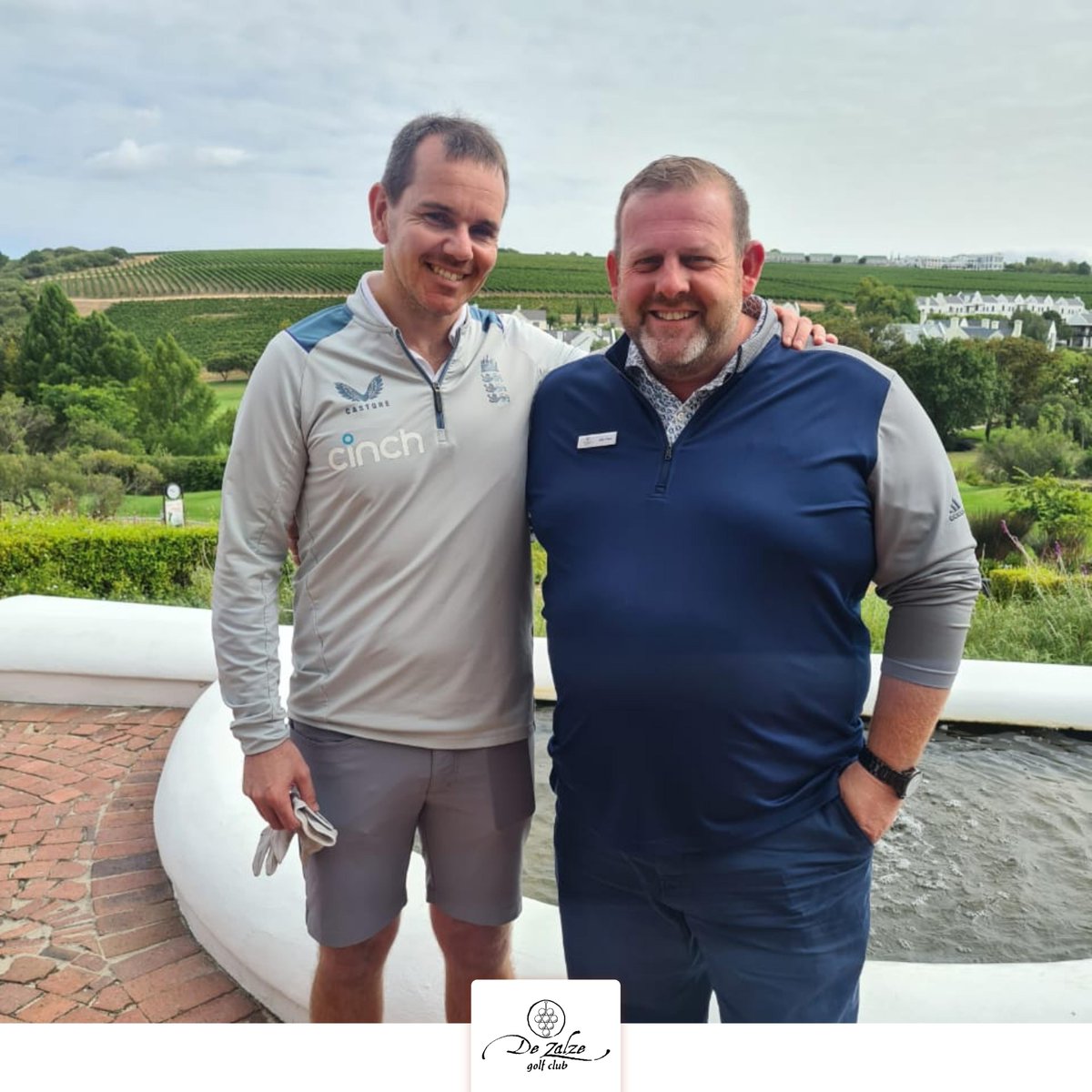DeZalzeGolfClub's tweet photo. Today, we had the pleasure of hosting Jonathan Finch - Director, England Womenโs Cricket. ๐
Thank you for spending time with us. We look forward to hosting you again next time you are in Stellenbosch!
#DeZalzeGolfClub #DeZalze #SurprisinglyDifferent #TakeAWalkInTheWinelands https://t.co/7L8aPmmGny