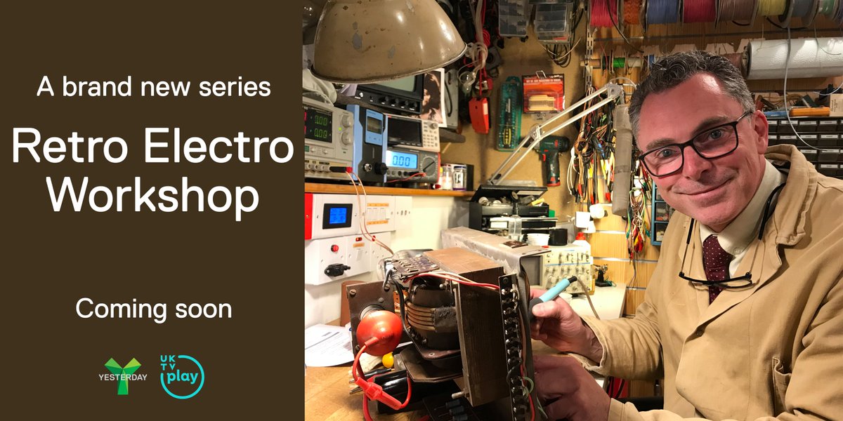 From old jukeboxes and pinball machines to boomboxes and vintage radios, revel in the dying art of repairing electronics in our new series #RetroElectroWorkshop ⚡

Coming soon on Yesterday and <a href="/UKTVPlay/">U</a>.