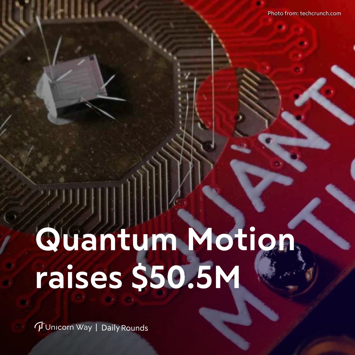 UnicornWayVC's tweet photo. 2. 💰U.K. quantum computing startup Quantum Motion raises $50.5M
#DailyRound #VentureCapital
We're curious to see how they develop further! https://t.co/R85oyNZZgf