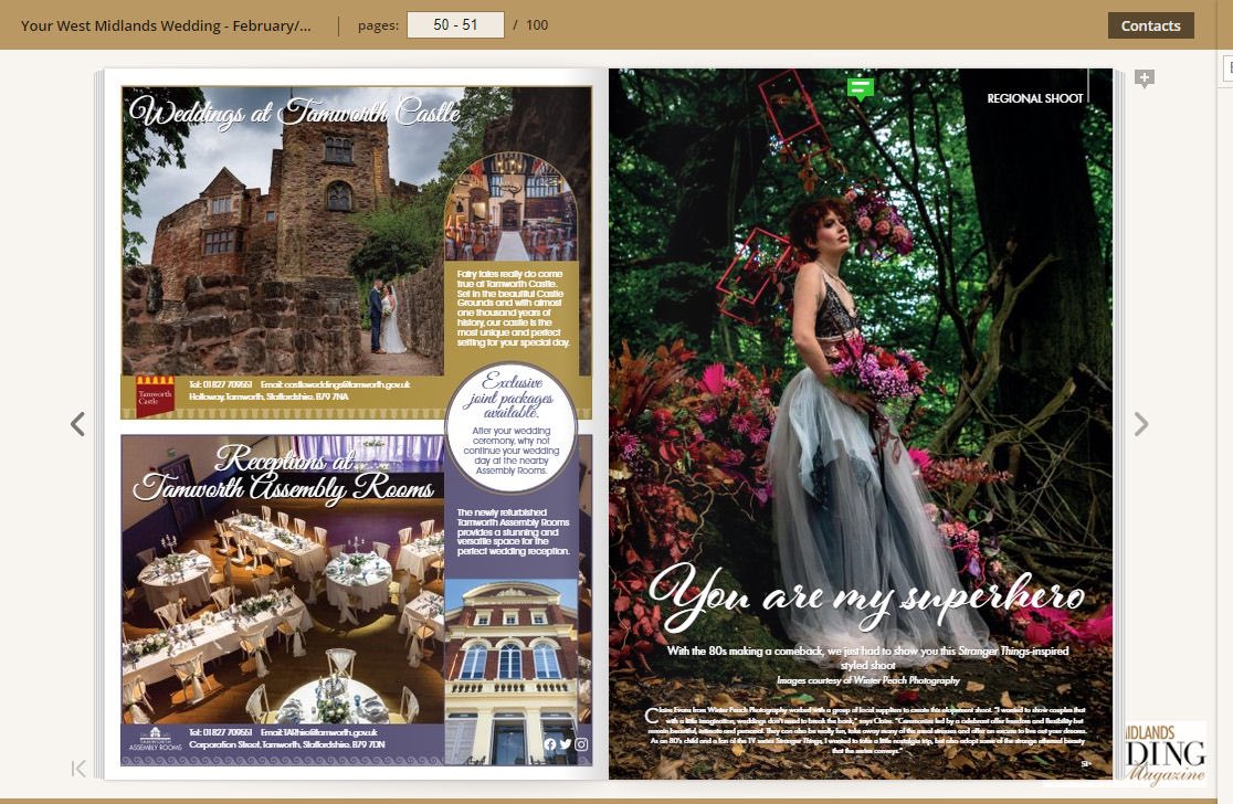 WinterPeachUK's tweet photo. So proud of this feature in @CountyWeddings Your West Midlands Wedding Magazine. Anyone wanting their wedding day to be unique, imaginative and stamped with their personality, have a read. https://t.co/nepiz4jeS8 #WEDDINGPHOTOGRAPHY #westmidlandsphotographer #elopements https://t.co/l2cJytK9GY