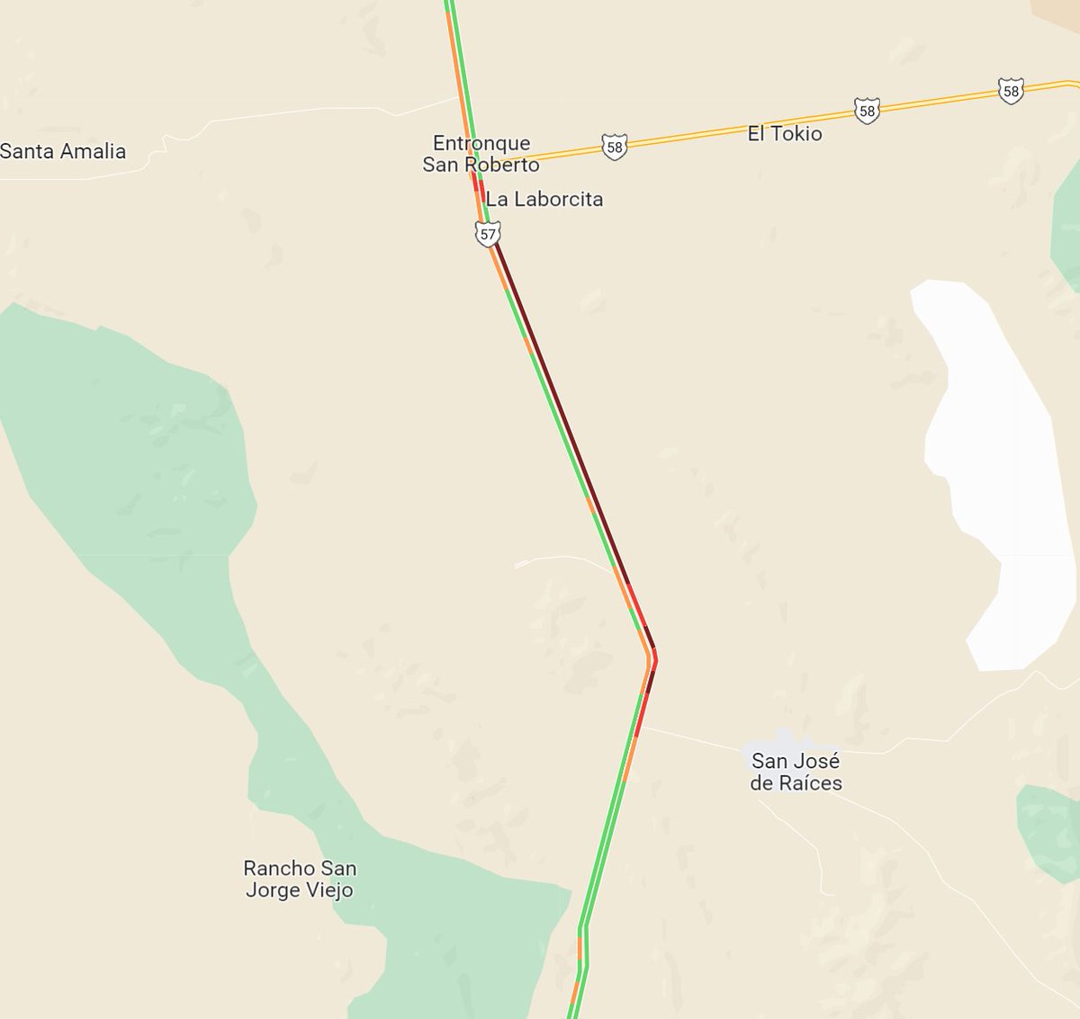 Monitorbru's tweet image. Buen dia algun reporte de accidente? en la carretera 57 MATEHUALA-SALTILLO KM: 116 a la altura deSAN JOSE DE RAICES, NL...
@CAPUFE @CNAC_GN @GN_Carreteras