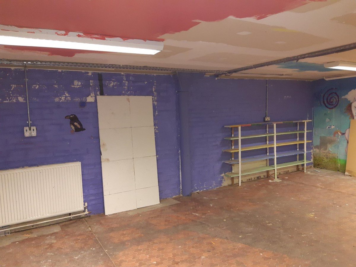 fcjusticesw's tweet photo. Check this out for a makeover! Our #unpaidwork teams were asked to refurbish a basement at Tower House #community Centre in #Dunfermline so it could be used as an office. The staff might be able to leave their 😎 at home now!  @FifeCouncil 

#communitypayback
 #smartjustice https://t.co/ZYtucJP7w7