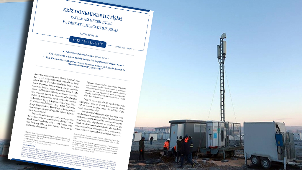 👁‍🗨 Kriz Döneminde İletişim | Yapılması Gerekenler ve Dikkat Edilecek Hususlar

📥 Çalışmayı inceleyebilir #PDF sürümünü indirebilirsiniz: setav.org/perspektif-kri… | 🖊 <a href="/yenalgoksun/">Yenal Göksun</a> ⏬