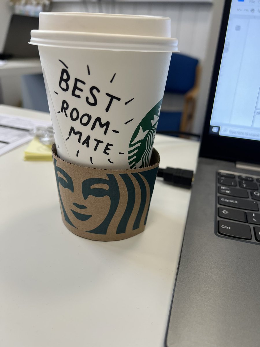 Pros of sharing an office with <a href="/MissEAllenCN/">Miss Allen</a> - being greeted with this first thing 😏🙌🏼