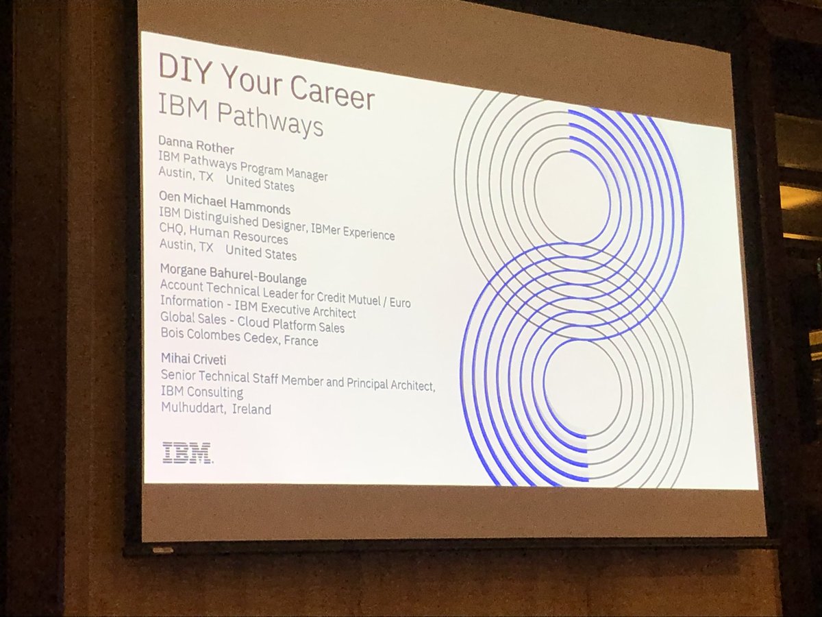 CrivetiMihai's tweet photo. DIY Your Career session at #ibmtech 2023 starting in 1 min :) https://t.co/kDuOO2jN1k