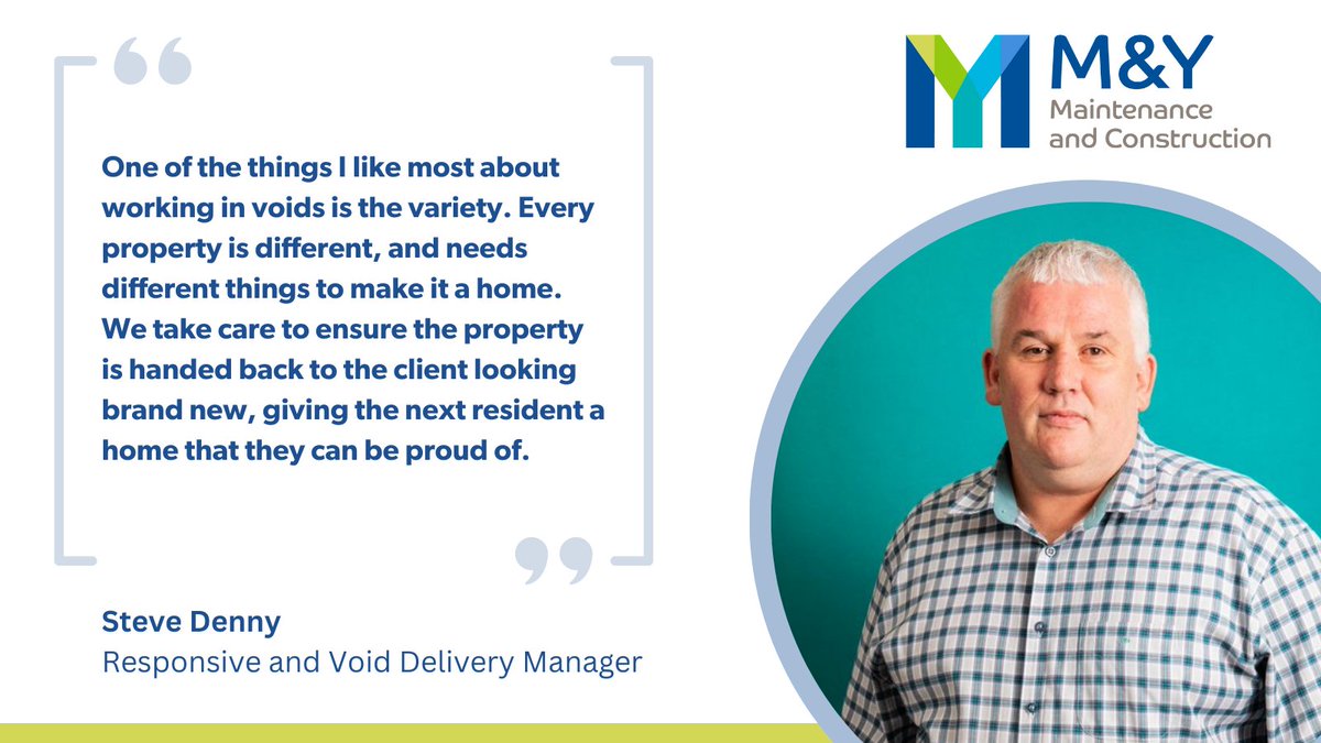 We're not just delivering extensive repairs and maintenance contracts for our clients; we're ensuring people have comfortable and functional homes 🏡 Find out more about our #voids service from Responsive and Void Delivery Manager, Steve Denny: ow.ly/hRuK50MJ2TJ