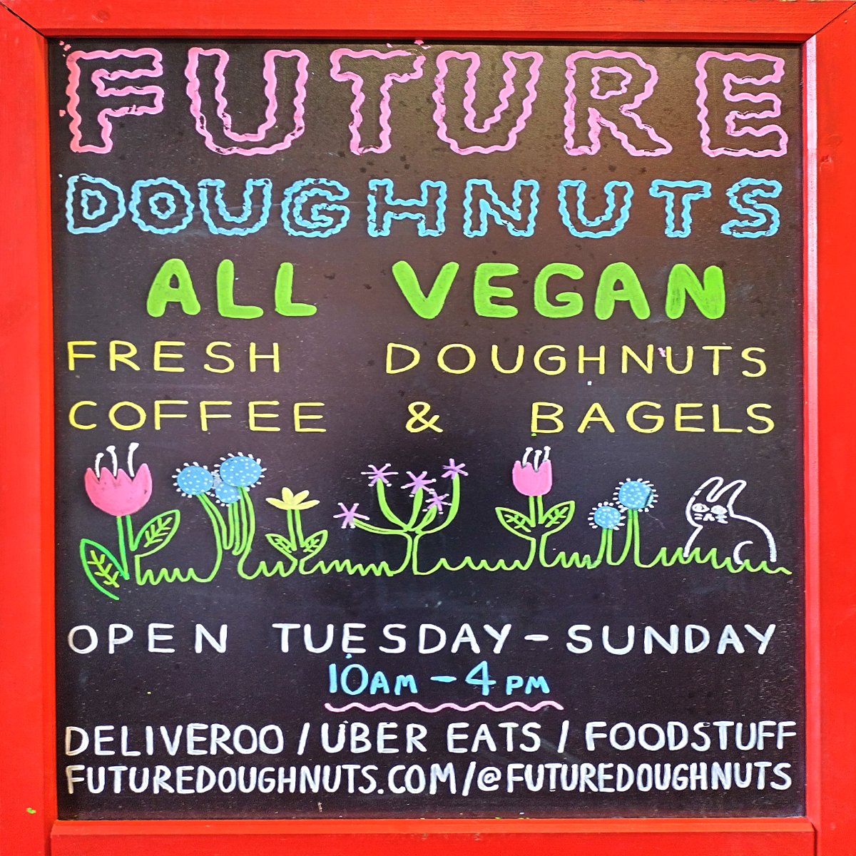 FutureDoughnuts's tweet photo. 🥰THIS WEEK AT FUTURE DOUGHNUTS!🥰

🍼Wednesday we have our weekly  baby meet-up!Join us for a super chilled hangout with other new parents &amp; carers

💚Treat yourself to any doughnut &amp; hot drink for a fiver!

🥯Need a filling lunch? Pop in for our bagel, doughnut &amp; drink lunch... https://t.co/ZrbCvife9t