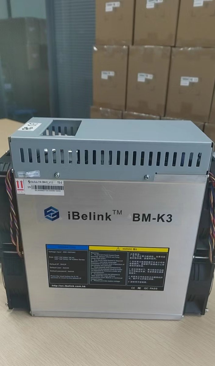 FujongTech's tweet photo. New Asic Miners in SZ stock:
Ibelink BM-K3 KDA Miner 70T/3300W
Ibelink BM-N3 CKB Miner 25T/33200W
CONTACT US： 
WhatsApp/WeChat: +86 180 3833 8010 
#IbelinkK3 #IbelinkN3
#Ibelink #IbelinkMiner #IbelinkBMK3 #KDAMiner #KDA #kdausdt #IbelinkBMN3 #CKBMiner #CKB https://t.co/BchWdKQzZ1