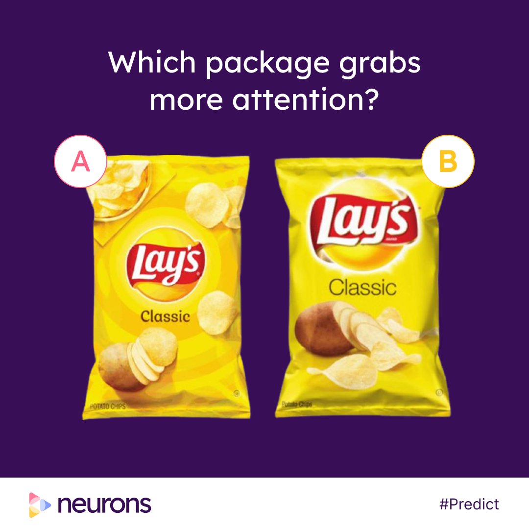 NeuronsInc's tweet image. Simple tips for improving packaging design ⇢ @Fritolay made simple changes to the #packagingdesign of their major potato chips brand Lay’s. #designtipsandtricks #neuromarketing #neurons